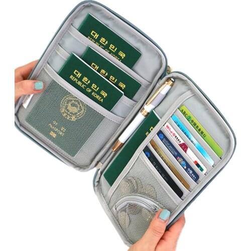 Womens Travel Passport Cover Boarding Wallets ID Credit Business Card Storage Holder Trip Purse Organizer Bag Cases Accessories