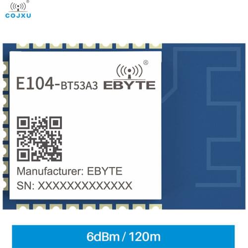 10PCS 2.4GHz BT5.2 Blue-tooth Module EFR32 6dBm GFSK 120m Lower Power Comsumption Wireless Transceiver Receiver SMD E104-BT53A3