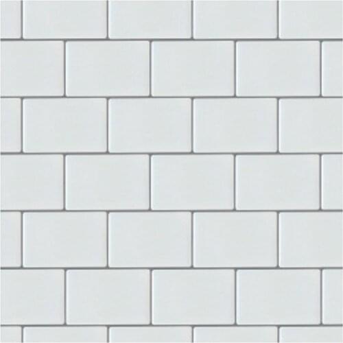10Pcs/Set White Plaid Subway Tiles Peel and Stick Backsplash 3D Kitchen Wall Tile Stickers Self Adhesive Stickers