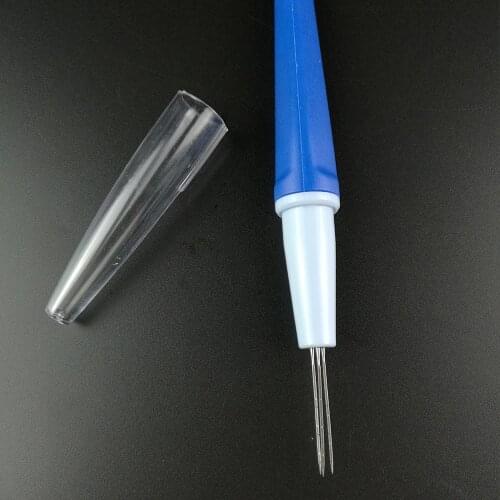 3 Needles Felting Needle Pen Poking Felting Handle Holder Embroidery Needle Felted Wool Felting Craft Tool Replaceable Needle