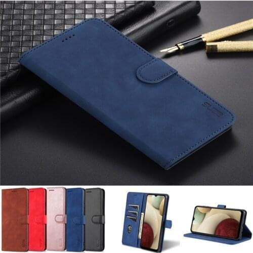 A12 A22 A32 A42 A52 A72 A82 Case Leather Vintage For Samsung A12 A52 M62 Cover On Samsung Galaxy F62 Flip Wallet Phone Cases