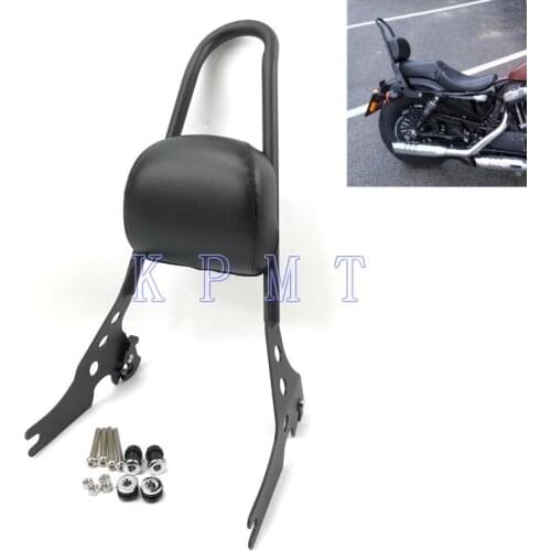 Motorcycle Passenger Rear Seat Backrest Cushion Pad Luggage Rack For Harley Street XL883 XL1200 XL 883 1200 X48