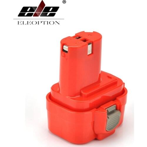 ELEOPTION High Quality 2000mAh 9.6V Ni-CD Rechargeable Power Tool Battery for Makita PA09 9120 9122 6207D 192595-8, 192596-6