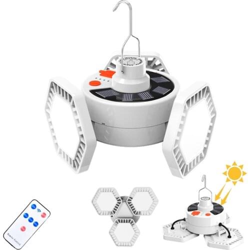 Camping Lantern Solar Led Light Outdoor Portable Led Lantern Tent Lantern Emergency Rechargeable Power Bank Lantern Camping