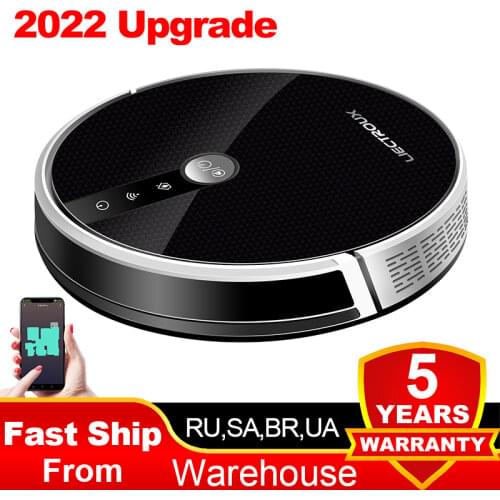 LIECTROUX C30B Robot Vacuum Cleaner Map Navigation,WiFi App,5000Pa Suction,Smart Memory,Electric WaterTank,Wet Mopping,Disinfect