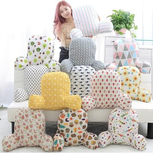 Creative Heightening Cushion Cotton and Linen Office Waist Pad Waist Car Seat Pillow Pregnant Women Bedside Waist Pillow