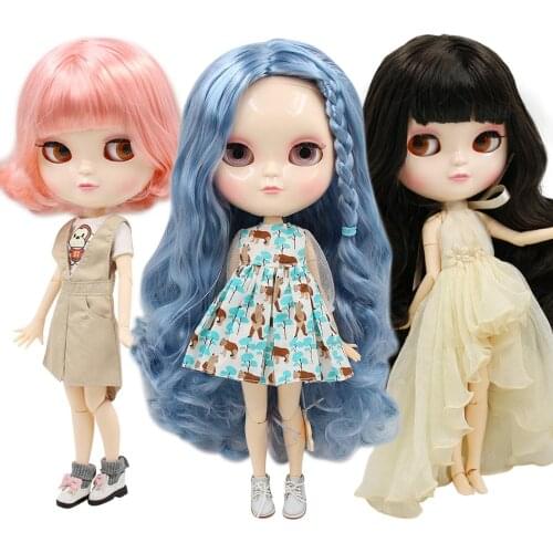 DBS ICY bjd doll 1/6 toy white skin A-cup azone body joint body 30cm naked doll