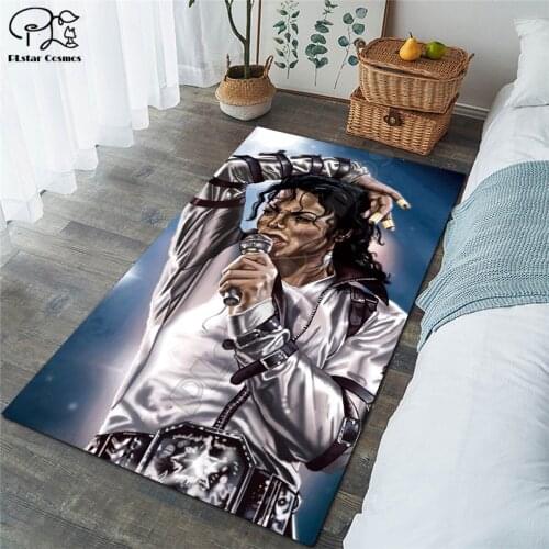 Michael Jackson carpet Square Anti-Skid Area Floor Mat 3D Rug Non-slip Mat Dining Room Living Room Soft Bedroom Carpet style-03