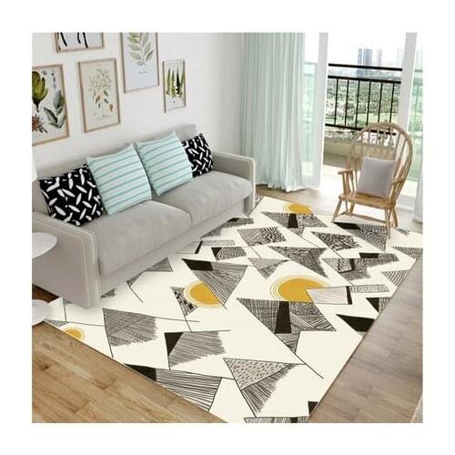 Cute Cartoon Carpet Floor Mat Modern Nordic Sofa Bedroom Bed Tatami