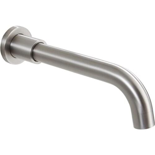 MTTUZK Solid 304 Stainless Steel Brushed Faucet Bathroom Shower faucet spout Wall Mounted Bathtub faucet spout Crane