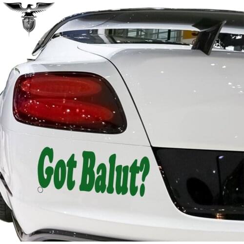 EmpireYing 3 Size 8 Colors Got Balut Philippines Abstract Lettering Art Word Car Sticker Truck SUV Door Vinyl Decal Country Gift