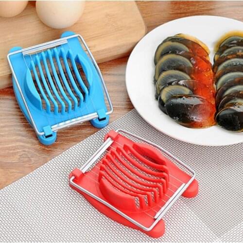 New Brand 100pcs Cook Multipurpose Stainless Steel Wires Egg Slicer Kitchen Eggs Cutter Tool Random Color