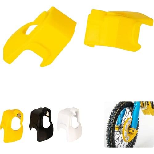 For Suzuki RMZ250 RMZ450 2009-2019 Motorcycle Front Fork Shoe Cover Plastic Fork Bottom Guard 2 Pieces