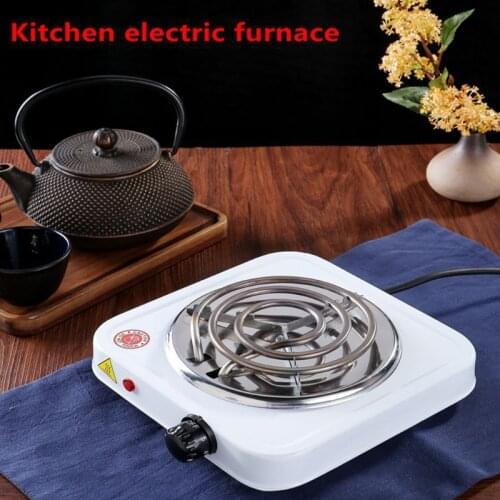 Portable Electric Iron Burner Single Stove Mini Hotplate Adjustable Temperature Dropshipping