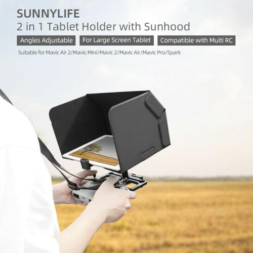 Remote Control Sunshade Sun Hood Tablet Holder for DJI Mavic Air 2/ Mavic Mini