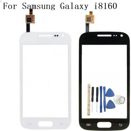 RTBESTOYZ Black Touch Screen For Samsung Galaxy Ace 2 GT i8160 Digitizer Panel Sensor Lens Glass Replacement 100% + Tools