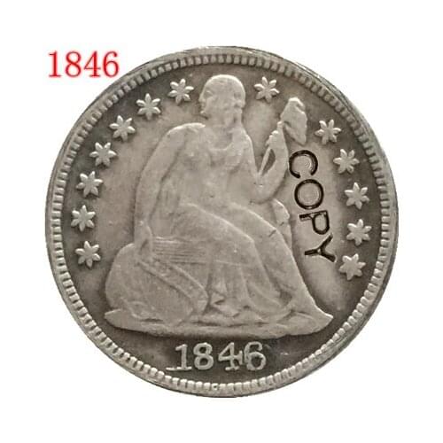 USA 1846 Seated Liberty Dime COPY COINS
