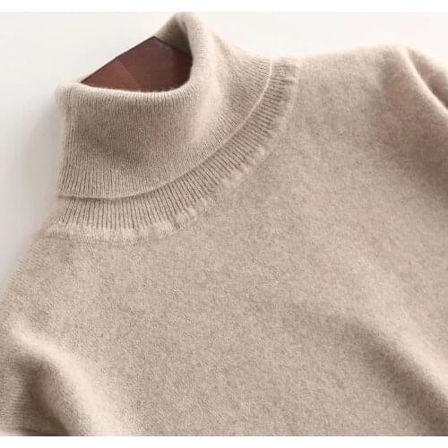 Cashmere Cotton Blend Sweater Turtleneck Men Pullover Jumper 2021 Autumn Winter Clothes Vetement Ropa Hombre Pull Homme Hiver
