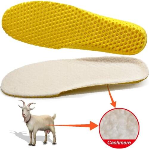 Keep Warm Heated Cashmere Thermal Insoles Thicken Soft Breathable Winter Sport Shoes Insert For Man Woman Boots Pad Sole