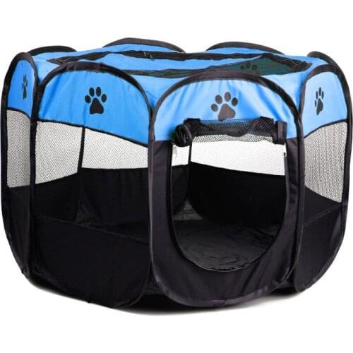 Dog Supplies Removable and Washable Folding Octagonal Fence Waterproof and Scratch Resistant Dog Tent Dog House