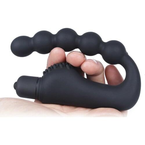 Vibrating Anal Plug Prostate Massager Anal Vibrator Anal Beads Butt Plug Vibrator Sex Toys for Men Woman Gay Sex Products