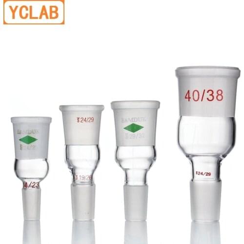 YCLAB Glass Joint Turn Large To Small Standard Ground Mouth Laboratory Chemistry Equipment