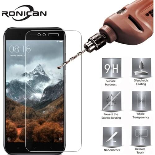 2.5D 0.26mm 9H Premium Tempered Glass For Xiaomi Mi A1 MiA1 5.5 inch Screen Protector Toughened protective film For Xiaomi Mi 5X