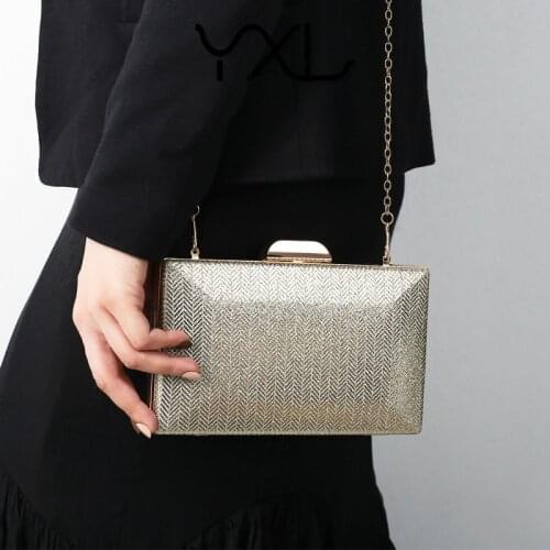 Womens Evening Bag Vintage PU Leather Clutch Bag Wedding Purse Solid Color Fashion Party Banquet Shoulder Messenger Bag ZD1691