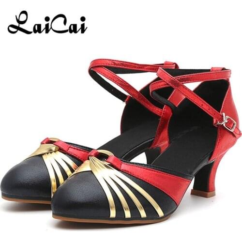 Womens Shoes Latin Dance Shoes Womens Adult Mid Heel Dance Shoes Dancing ins Social Modern Square Dance Soft Sole Shoe