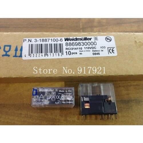[ZOB] Weidmuller Wade Miller RC1314110 relay DC110V 8869830000 genuine original --10pcs/lot