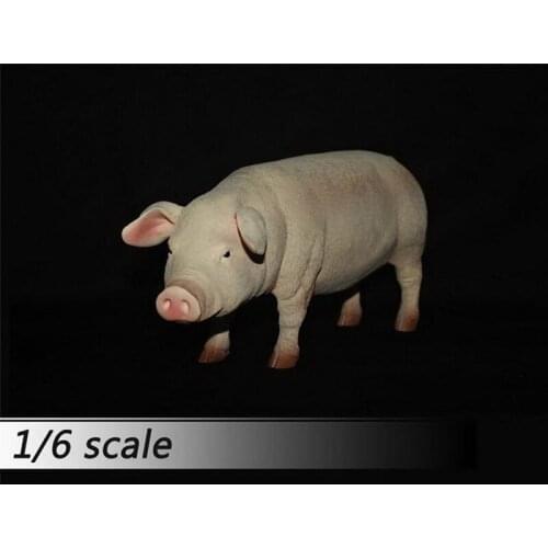1/6 Scale Journey to the West Zhu Bajie Pig Animal Model Toy Figure Scenes Accessory Black/Pale Model for 12'' Action Figure