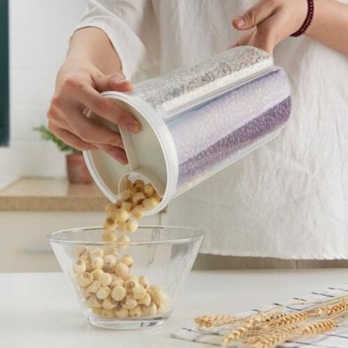 1pcs Storage Bottle Jar Grains Goods Candy Dispenser Sealed Cans Kitchen Home Organization Container Wholesale Bulk Lots