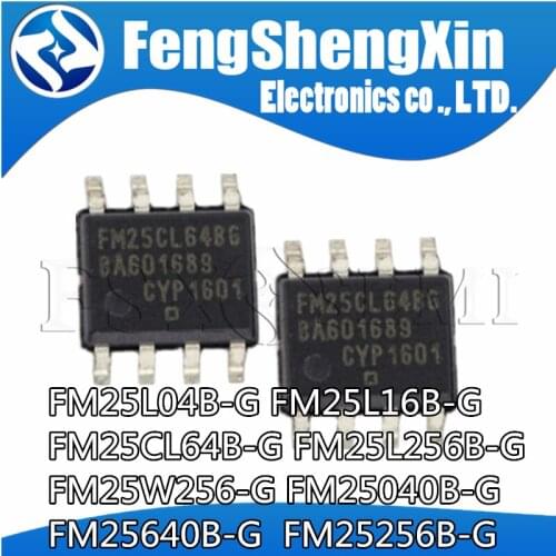 10pcs FM25W256-G SOP8 FM25W256 SOP8 FM25W256-GTR SOP 25W256 256Kb Wide Voltage SPI F-RAM IC