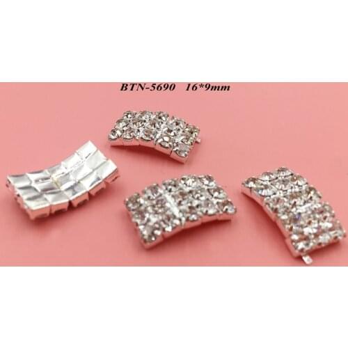 Free shipping flatback rhinestone button 100PCS/lot for hair accessary (BTN-5690)