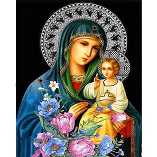 2016 DIY diamond painting mosaic crafts religion Inlaid decorative painting Handmade square drill full diamond embroidery A6026F