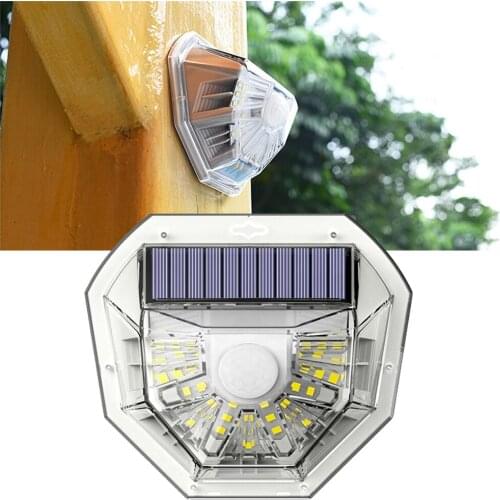 40 leds LED Solar Power Wall Light Waterproof PIR Motion Sensor Waterproof Outdoor Lamp Wall Garden Lawn Porch Terrace Lamp