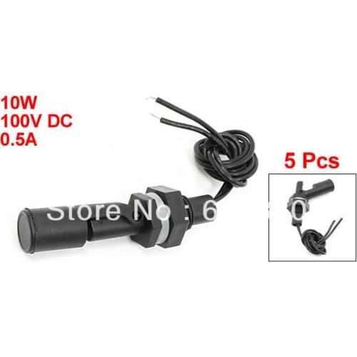 5 Pcs x P.P Side Mount Horizontal Tank Pool Water Level Sensor Liquid Float Switch ZPC5