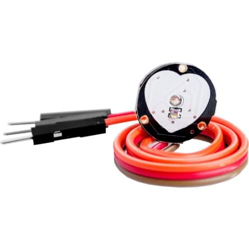 5pcs/lot pulsesensor pulse heart rate sensor open source hardware development pulse sensor