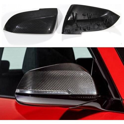 For BMW F20 F21 F22 F23 F30 F31 F34 F32 F33 F36 F87 i3 E84 Car Accessories Replacement bon Fiber Mirror Covers Caps Shell