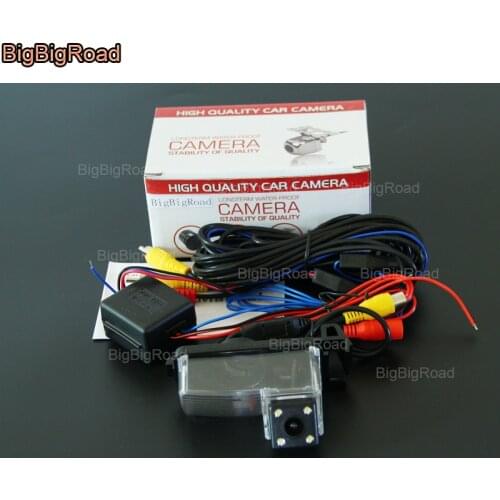 BigBigRoad Car Rear View Reverse Camera with Filter For Nissan Tidda 05 06 08 GT-R 2008~2011 Livina geniss Patrol Safari Y61 Y62