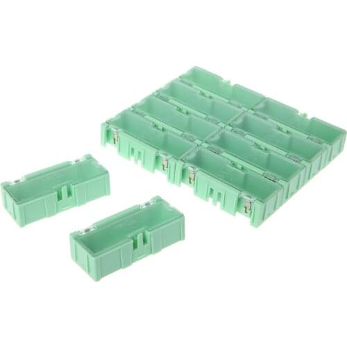 Mini SMD SMT Electronic Box IC Electronic Components Storage Case 75x31.5x21.5mm Drop Ship
