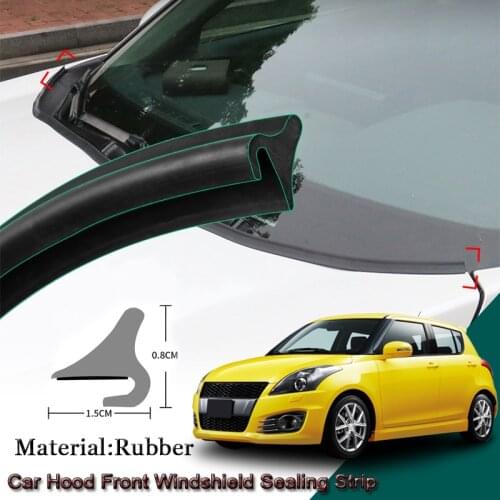 DIY Car Seal Strip Windshied Spoiler Filler Protect Edge Weatherstrip Strips Sticker Auto Accessories For Suzuki Swift 2014-2020