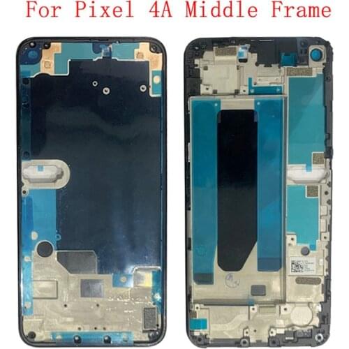 Housing Middle Frame LCD Bezel Plate Panel Chassis For Google Pixel 4A 4A 5G Phone Metal Middle Frame