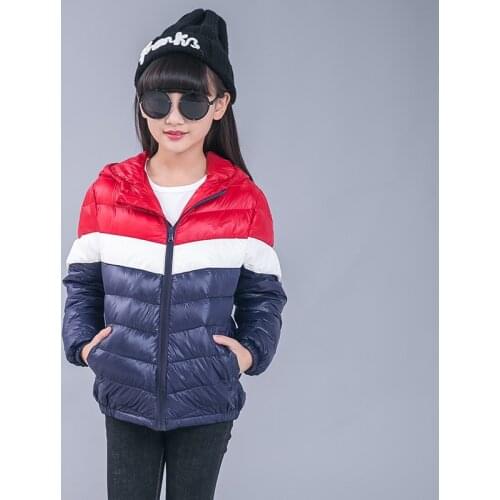 New Kids, Boys and Girls Stitching Down Garments, Thickening Thermal Caps and Winter Down Jackets