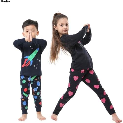 100 Cotton Boys Super Hero Cartoon Animal Pajamas Sets Animal Boys Pyjamas Sets Girls Unicorn Pajamas Kids Clothing Sets