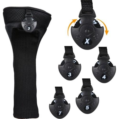 Golf Supplies Cue Cover Hat Cover 3 Size Wooden Cue Cover Golf Hat Cover Harness Golf Club Accessories