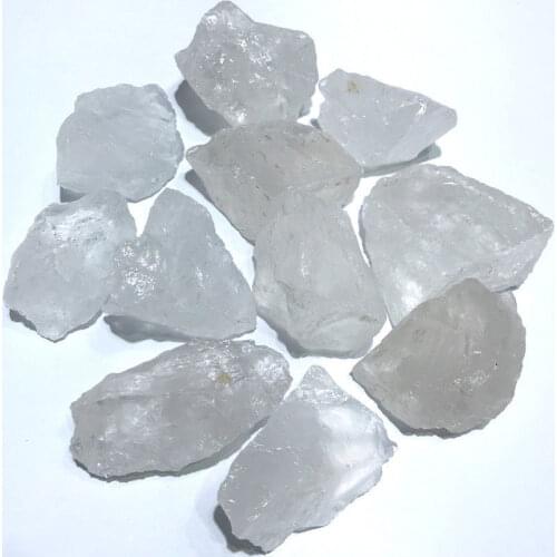 Drop Shipping 100g Natural Mineral White Quartz Crystal Stone Rock Chips Specimen Healing Quartz Crystals Natural Stones