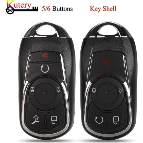 Kutery Remote Smart Key Shell For Buick Verano Encore Lacrosse Regal Envision Keyless Go Key Fob Case 5/6 Buttons
