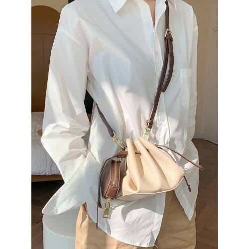 Luxury Leather Small Bucket Bag 2021 Mini Brands Designer Handbags Chain Shoulder Bag High Quality Crossbody Bags For Women