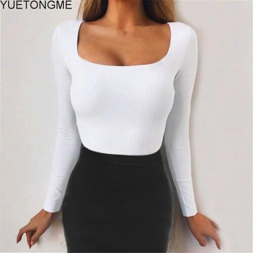 Women Long Sleeve Bodysuit Autumn Casual Jumpsuit Bodysuit Slim V Neck Tops Fashion Slim Bodysuit TSP121
